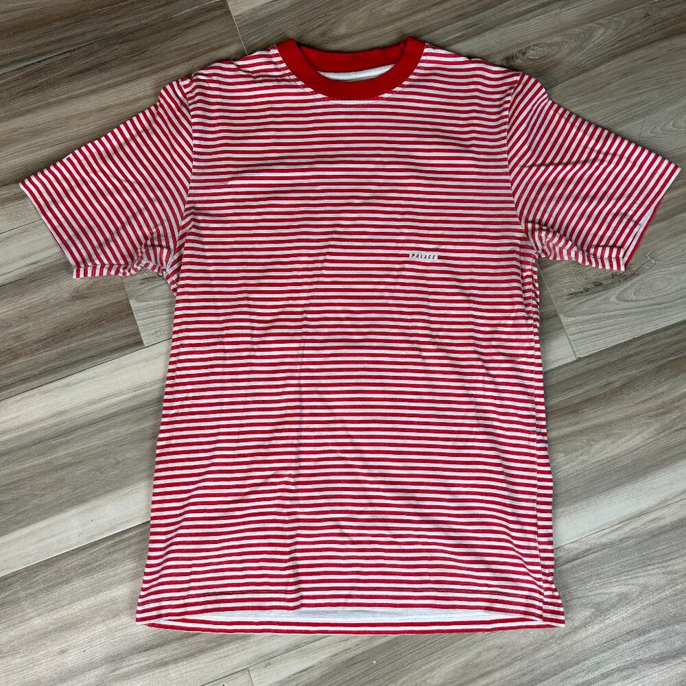 Palace T Shirt Mens Size Medium Red White Stripes